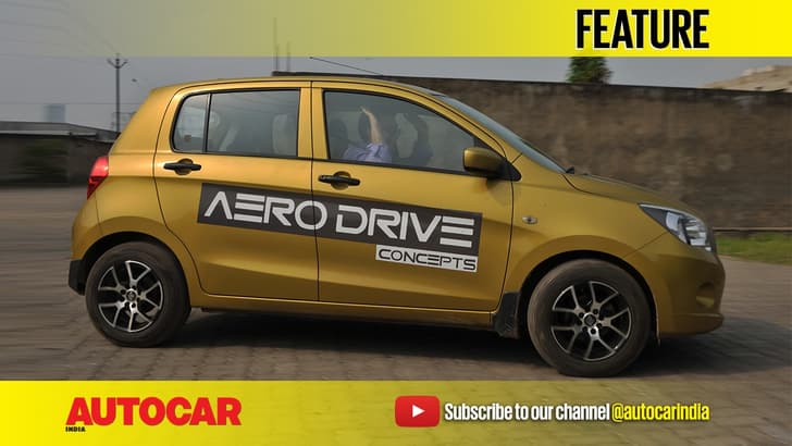 Taken for a drive in a self-driving Celerio video
